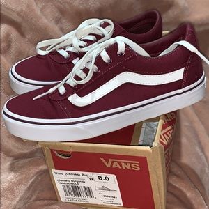 Burgundy Vans